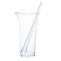 1 Quart Flared Martini Pitcher w/Stirrer